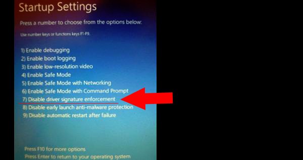 update for windows 7 driver signature update for windows 7 driver signature